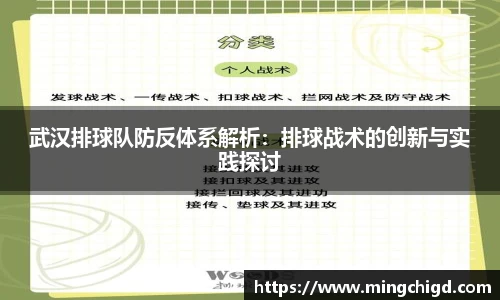 武汉排球队防反体系解析：排球战术的创新与实践探讨