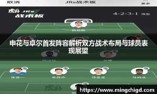 申花与卓尔首发阵容解析双方战术布局与球员表现展望